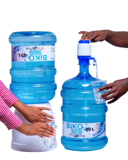 Biko water bottle floating